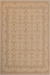 handmade Transitional Kafkaz Beige Brown Hand Knotted RECTANGLE 100% WOOL area rug 9 x 12